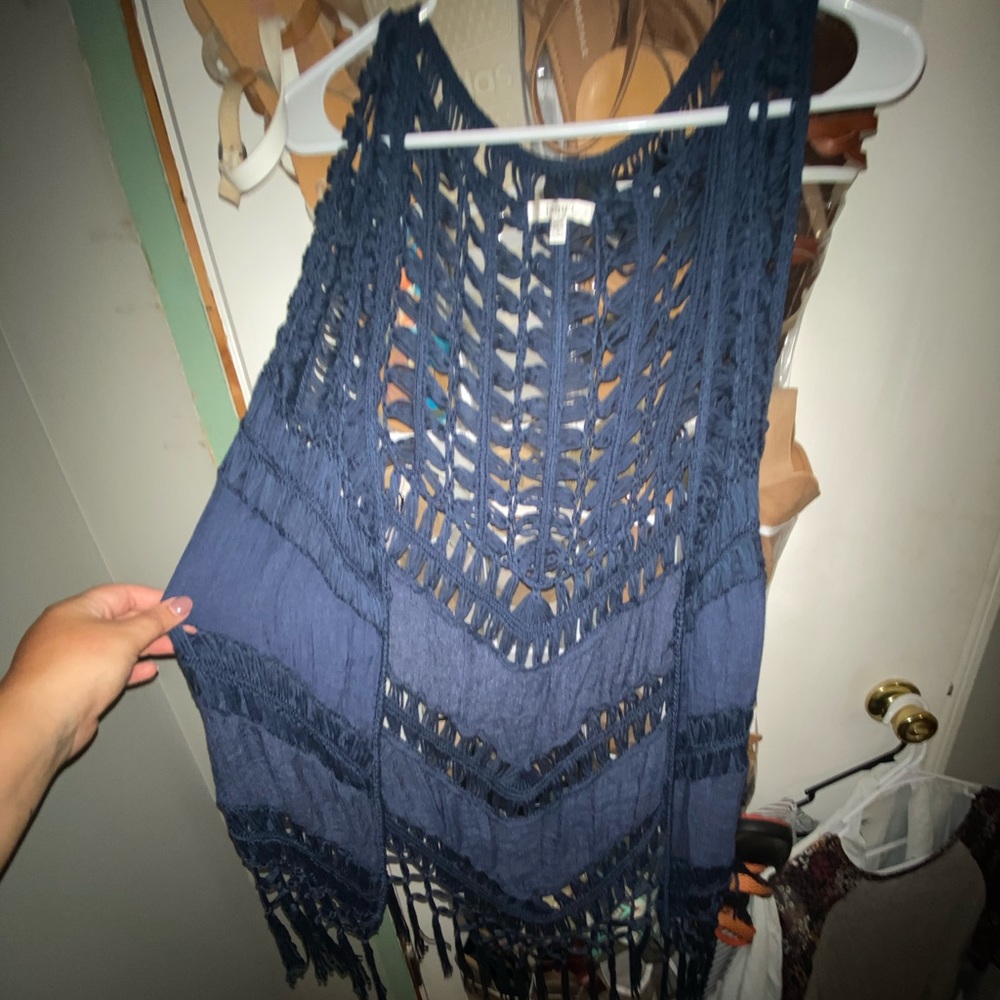 Mesh cardigan